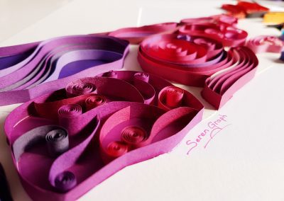 Zoom de la signature de Sophie la girafe