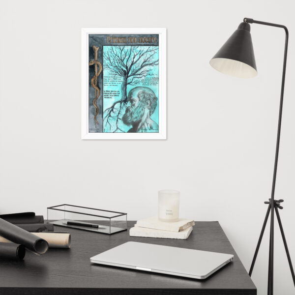 Hippocrate - Affiche Encadrée – Image 3