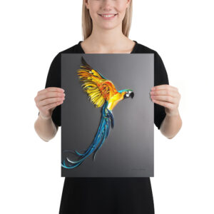 Blue le perroquet - Poster
