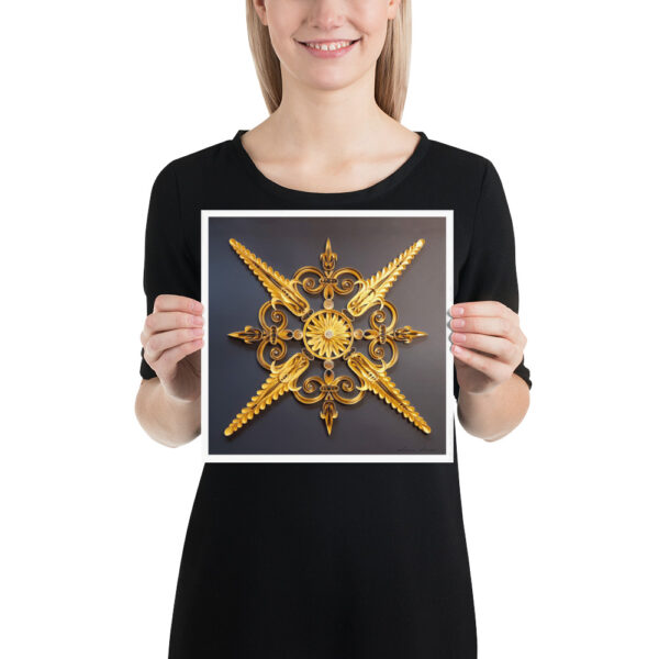 Rosace d'or - Affiche – Image 2
