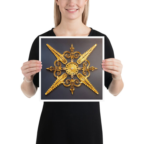 Rosace d'or - Affiche – Image 3