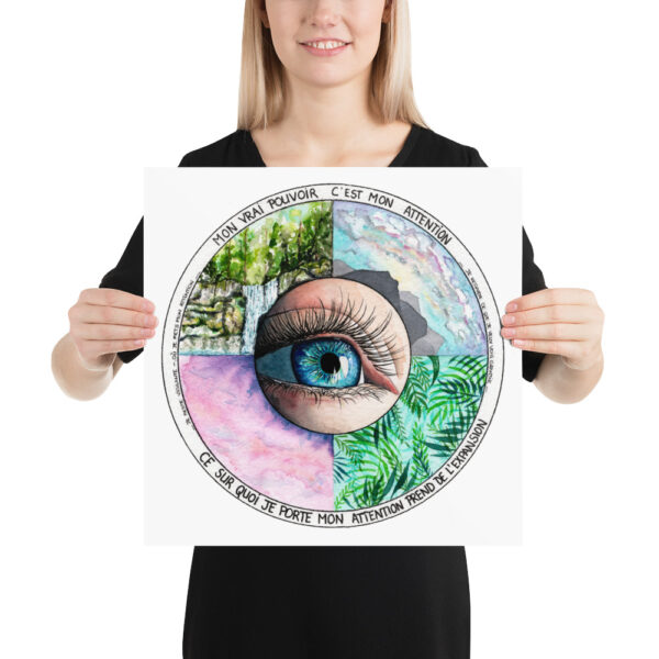 Mon pouvoir c'est mon attention - Affiche – Image 5
